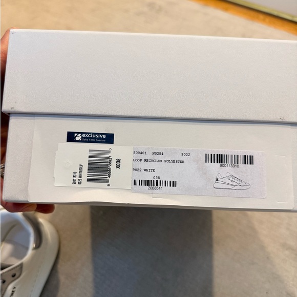 Stella McCartney Silver and White Sneakers